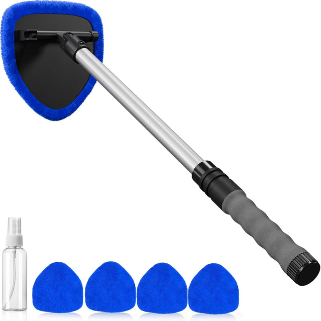 Windshield Cleaning Tool, Car Window Cleaner Windshield Cleaner with 4