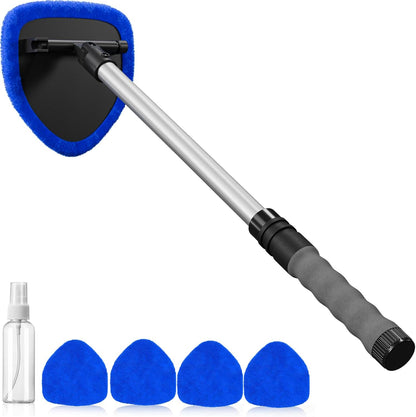 Windshield Cleaning Tool, Car Window Cleaner Windshield Cleaner with 4
