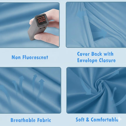 Baby Lounger 0-24 Months,Bionic Design Infant Lounger for Home and Travel with Cover,Breathable Baby Nest Waffle Fabric & 3D Support Newborn Babies Essentials Gifts,Peacock Blue