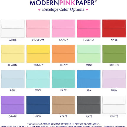 Modern Pink Paper Funeral Thank You Cards Beach Theme, FLAT Memorial Acknowledgement Card Ocean Themed, Sympathy Thank You Notes With Envelopes, Your Choice of Quantity and Envelope Color