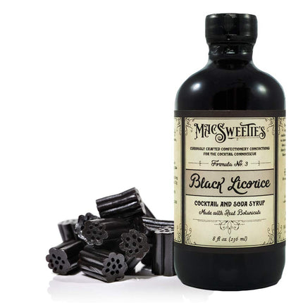 Cocktail Syrups & Bitters - Black Licorice Cocktail & Soda Syrup Flavor - Premium Cocktail Mix For a Sazerac - Simple Syrup for Cocktails - 8 Ounce Bottle