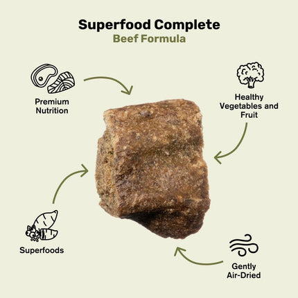 BADLANDS RANCH by Katherine Heigl – Superfood Complete Air-Dried Beef Dog Food – High Protein with Superfoods for Daily Wellness & Consistent Nutrition – 24 oz