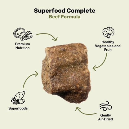 Air-Dried Beef Dog Food – High Protein with Superfoods for Daily Wellness & Consistent Nutrition – 24 oz - photo 3