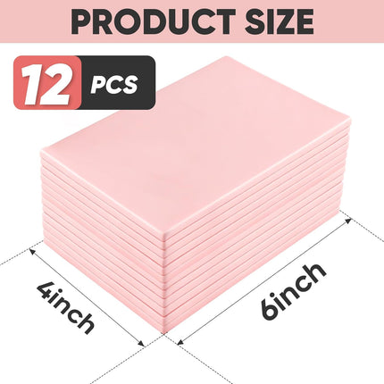 TEAWOO 12Pcs Linoleum Blocks for Printmaking – 4"x6" Premium Rubber Stamps, Printmaking Supplies for Printing, Stamp Making, and a Wide Range of DIY Craft Projects