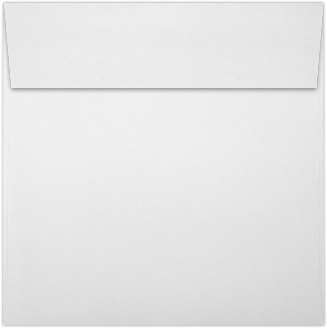 Square Invitation Envelopes | Peel & Press | 6 1/4 x 6 1/4 in | Bright White | 70 lb Text | 50 Count - photo 2