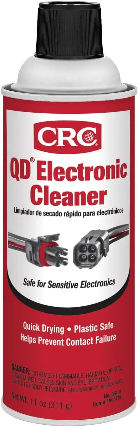 Electronic Contact Cleaner, Petroleum Distillate and Alcohol Formula, 11 Wt Oz