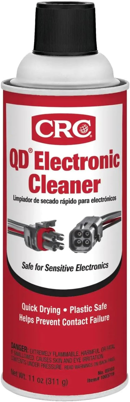 Electronic Contact Cleaner, Petroleum Distillate and Alcohol Formula, 11 Wt Oz