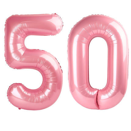 Number Balloons 5 Balloon Blue Birthday Decorations for Men Party, 40 Inch