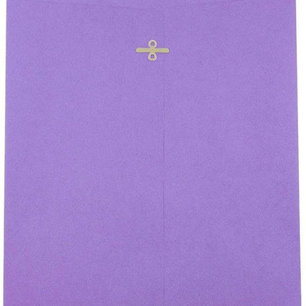 JAM PAPER 9 x 12 Colored Envelopes with Clasp Closure - Violet Purple Recycled - 25/Pack