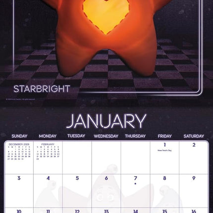 2027 Five Nights at Freddys Wall Calendar