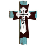 Large Wooden Christian Wall Cross Religious Decor Art