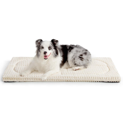 Cama lavable para perro mediano, tapete para jaula, 36x23 in. Almohadilla para perrera