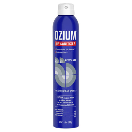 Spray sanitizante de aire y eliminador de olores de 8 Oz.