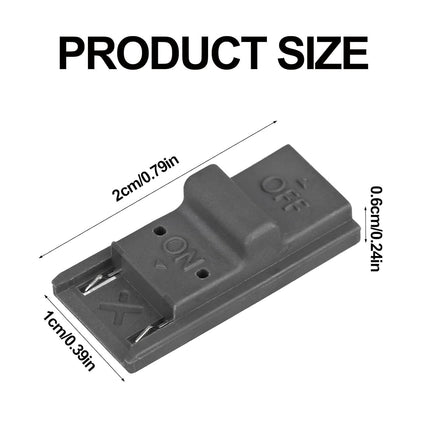 RCM Tool Clip, RCM Jig Clip Compatible with Switch Console Short Circuit Tool for Switch Recovery Mode Accessories (Black)