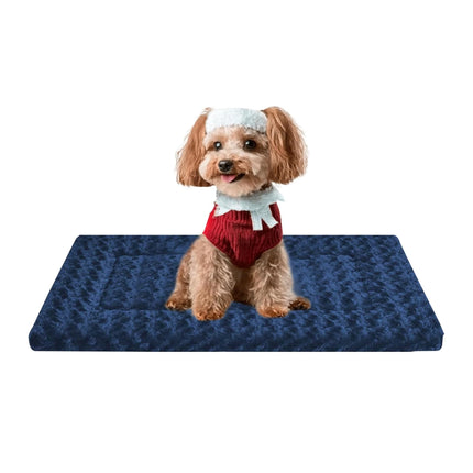 Tapete para cama de perro, reversible para jaula, lavable a máquina para perros pequeños