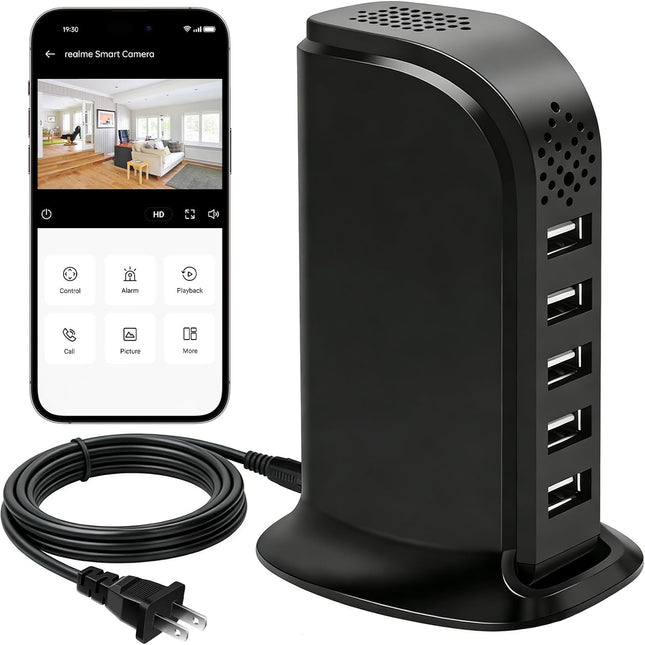WiFi Hidden Camera with APP Control, Spy Cam with Motion Detection
