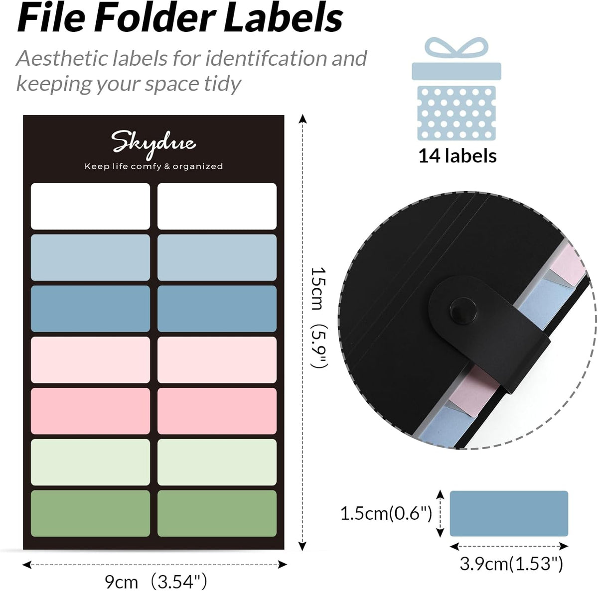 8 Pockets Accordion File Organizer, Expanding File Folders, Portable Document Paper Organizer, A4 Letter - photo 4