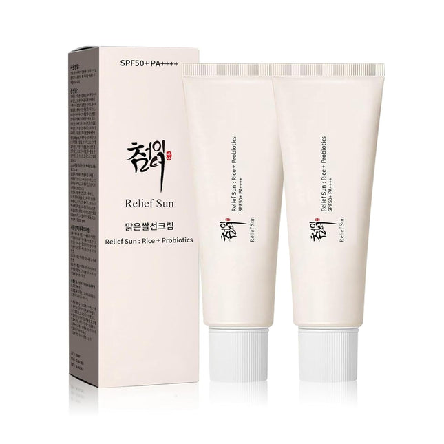 Organic Korean sunscreen SPF50+, PA++++ Riceand Probiotics