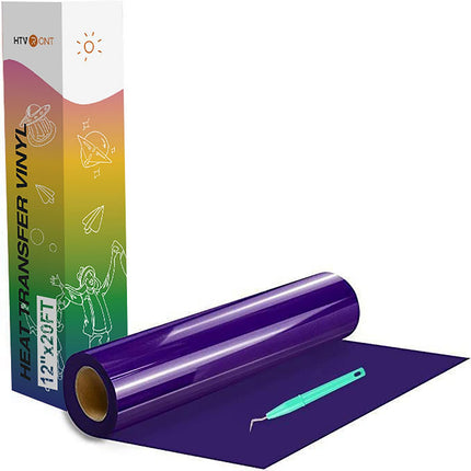 Heat Transfer Vinyl White HTV Rolls, 12" x 20ft