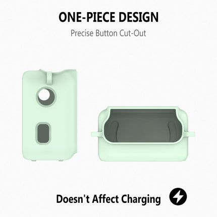 Geiomoo Silicone Case for YOTO Mini (2024 Edition), Soft Flexible Scratch Resistant Protective Cover with Lanyard (Teal)