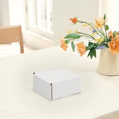 4 x 4 x 2 Inch White Corrugated Shipping Boxes, Set of 100 - photo 5