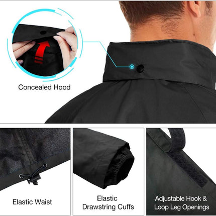 TIDEWE Rain Suit, Waterproof Breathable Lightweight 2 Pieces Rainwear