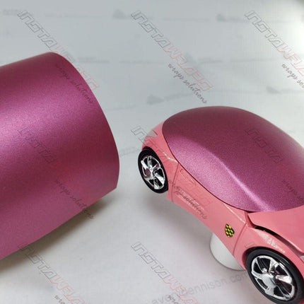 AD Car Wrap Roll SW900 Matte Pink Metallic | 520-M | (Sample 3in x 5in) | Automotive Vinyl Wrap for Cars - Car Interior Wrap & Exterior