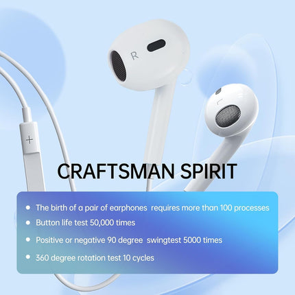 2Pack Wired Headphones for iPhone Ear buds with Lightning Connector(Built-in Microphone & Volume Control) Earbuds for iPhone 14/13/12/11/XR/XS/X/8/7/Pro/Pro Max【Official Certified Earphones】-Plug&Play