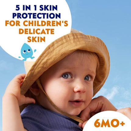 Sun Babies & Kids Protect & sensitive Sun Spray Spf50+ very High 200ml | Immediate UVA/UVB protection | Sunscreen Spray Against Sun Exposure
