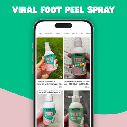 Instant Foot Peeling Spray with Coconut and Aloe, 4 fl oz - photo 2