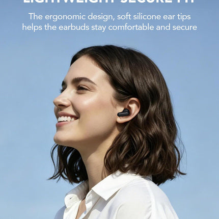 T8 Wireless Ear Buds Bluetooth Headphones with Mic, LED Power Display Deep Bass Wireless Earbuds - photo 5