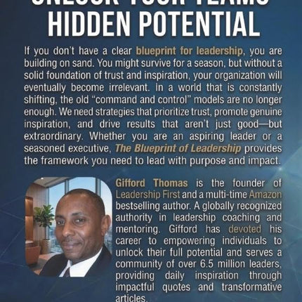 The Blueprint of Leadership: Strategies For A New Era: Build Trust, Inspire Teams and Achieve Extraordinary Results