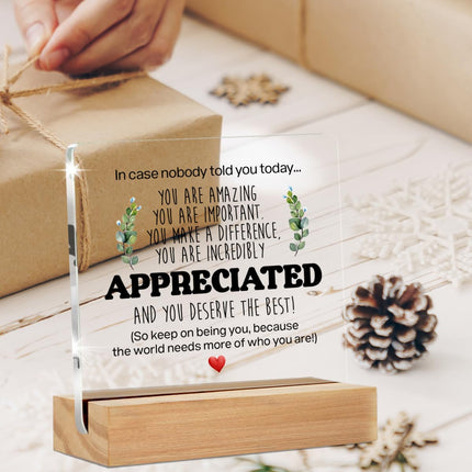 Inspirational Gift Ideas, Thank You Gifts for Women Men Friends