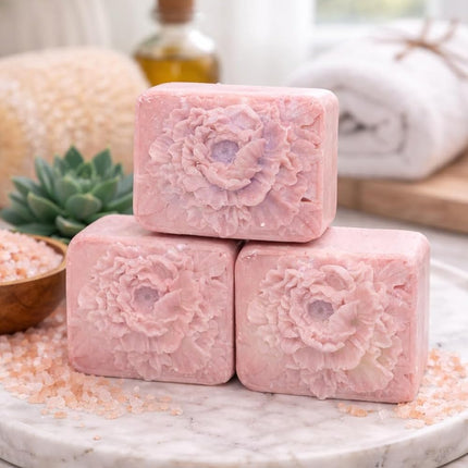 Pink Himalayan Salt Soap Bar – Handcrafted Cold Process Bath Soap
