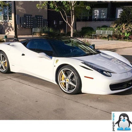 AD Car Wrap Roll SW900 Gloss White | 101-O | (Sample 3in x 5in) | Automotive Vinyl Wrap for Cars - Car Interior Wrap & Exterior