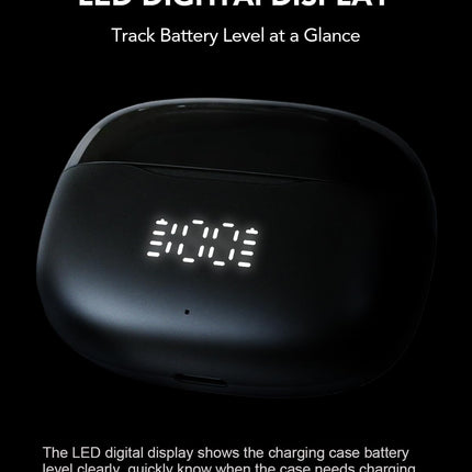 T8 Wireless Ear Buds Bluetooth Headphones with Mic, LED Power Display Deep Bass Wireless Earbuds - photo 4