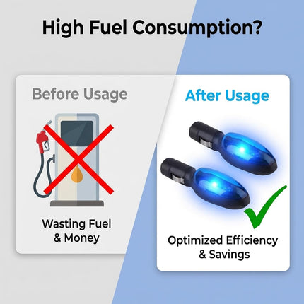 2026 New Fuel Sync Gas Saver Device, Plug in Automotive Save More Instantly, Saver for Gasoline Lubricants Water Diesel, for Car & Truck Drive Farther (2Pcs)