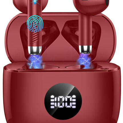 Wireless Earbuds, Bluetooth 5.4 Ear Buds, LED Power Display, 6D Bass Stereo - photo 20