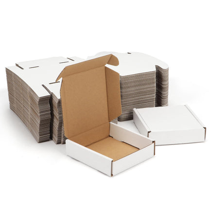 12x9x6 inches White Shipping Boxes pack of 15, Corrugated Cardboard Boxes 12 x 9 x 6 for Packaging Small Business, Moving, Mailing