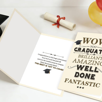 Graduation Card, Congratulations Graduate Card for Him Her, Congrats Grad Card for High School College Graduation Gift, Proud of You 2026 Graduation Card from Parents Family Friends