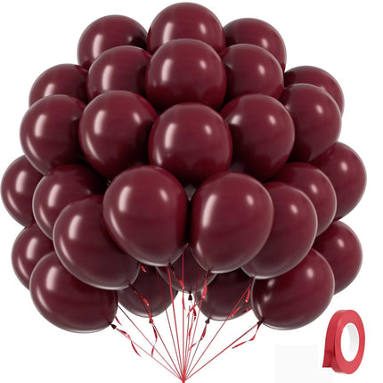 White Balloons 12 inch, White Latex 50pcs Party Balloons