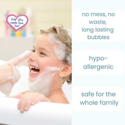 TruKid Bubble Podz Bubble Bath for Kids, Toddlers, & Babies, Tear Free Gentle & Refreshing Bath Bomb for Sensitive Skin with Natural Moisturizers, Non-Toxic, pH Balanced, Bubble Gum Scent (10 Podz)