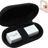 Wireless Mini Finger Mouse - Silent Dual-Mode Bluetooth & 2.4GHz Portable PC Mouse with Case