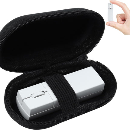 elec Space Wireless Mini Finger Mouse - Silent Dual-Mode Bluetooth & 2.4GHz, Ergonomic Portable PC Mice with Case, Compatible with MacBook and Chromebook
