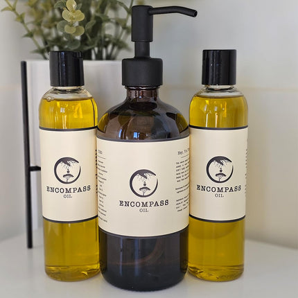 All Natural Oil, Body Oil, Hair Oil, Natural Skin Care, 8 oz (Plastic Bottle)