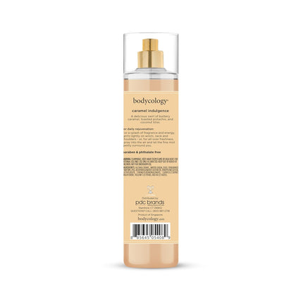 Bodycology Long-Lasting Fragrance Body Mist, Caramel Indulgence, 8 fl oz