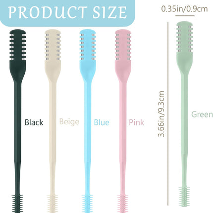 5Pcs 2-in-1 Nose Hair Trimmer for Men Women: 2026 New Portable Double Sided 360° Rotating Nasal Hair Cutter for Women Home Travel (Multicolor)