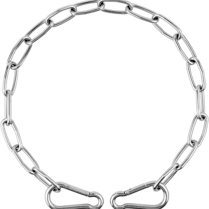 Gate Chain for Outdoor Fence - Rustproof Metal Gate Latch Chain with Hooks, Secure and Durable for Garden, Yard, and Farm Use - Easy Installation, Weather Resistant (1 Pack)