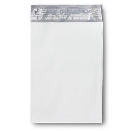 Poly Mailers Shipping Envelope Self Sealing Bags (12x15.5 100pc) (PM100), White