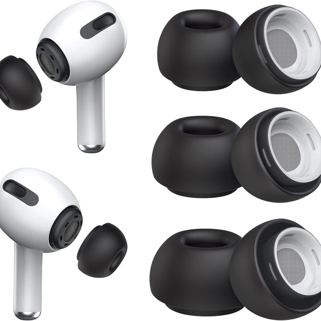 3 Pairs Replacement Ear Tips for Pro and 2nd Generation Earbuds